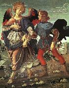 Andrea del Verrocchio Tobias und der Engel painting